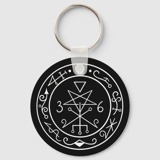 Porte-clés Lilith sigil. Dark moon Goddess seal (Recto)