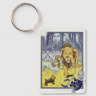 Porte-clés L'illustre sorcière d'Oz Dorothy et le Lion peureu