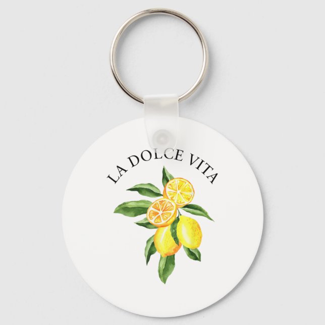 Porte-clés Limoncello La Dolce Vita Citron italien (Recto)