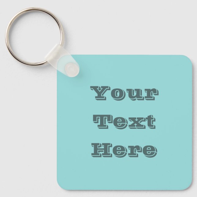 Porte-clés Limpet Coque Bleu Printemps vert saison couleur so (Recto)