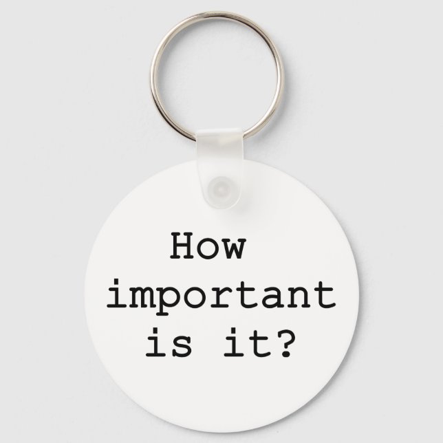 Porte-clés L'importance de la typographie des citations de sl (Recto)