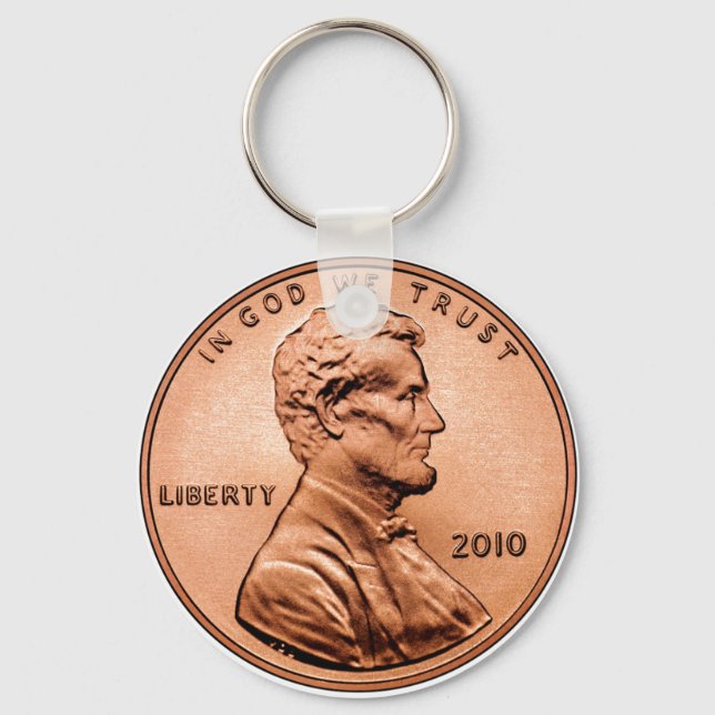 Porte-clés Lincoln Penny (Recto)