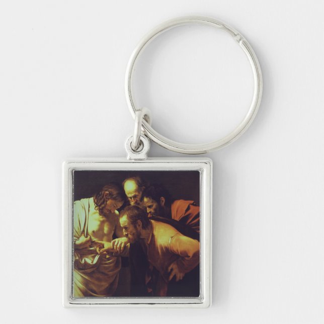 Porte-clés L'Incrédulité de saint Thomas par Le Caravage (Devant)