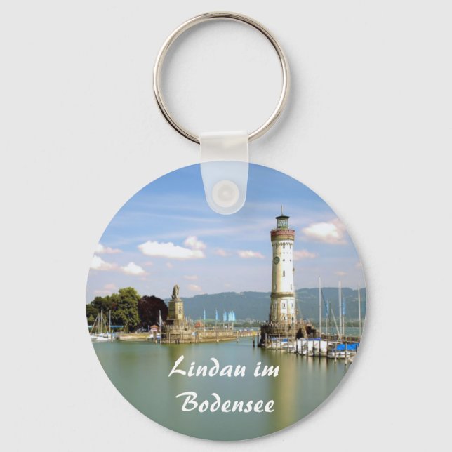 Porte-clés Lindau im Bodensee en Bavière en Allemagne Souveni (Recto)