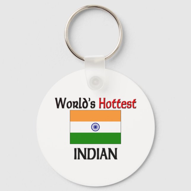 Porte-clés L'Indien le plus chaud du monde (Recto)