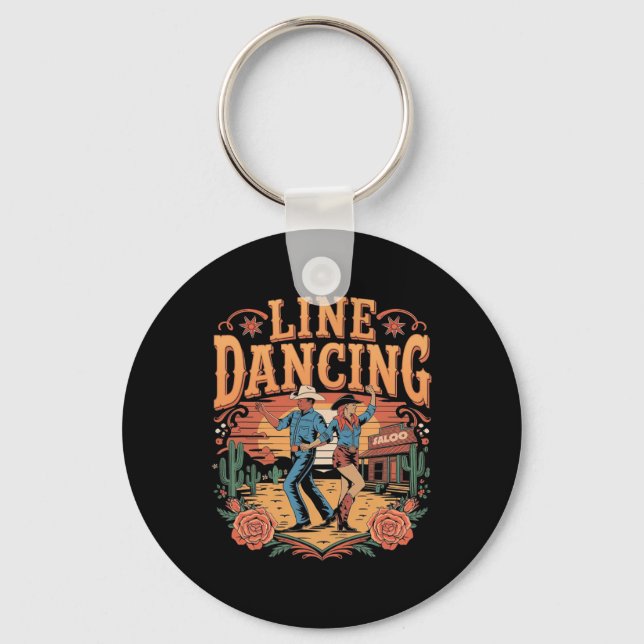 Porte-clés Line Dancing Team (Recto)