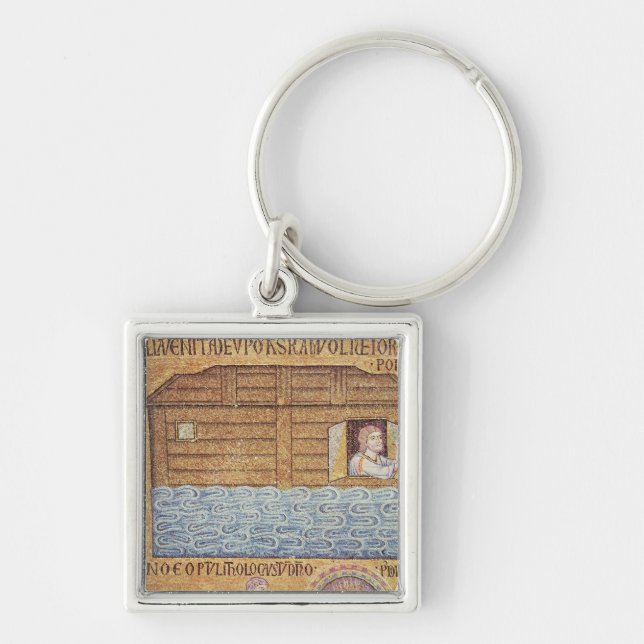 Porte-clés L'inondation, de l'oreillette, coordonnée de Noé (Devant)