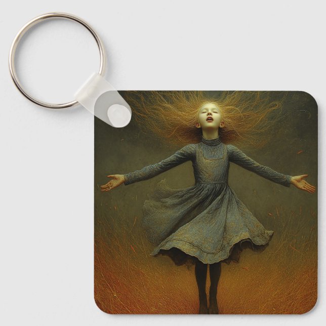 Porte-clés L'instant où elle s'est levée (Recto)