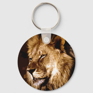 Porte-clés Lion africain