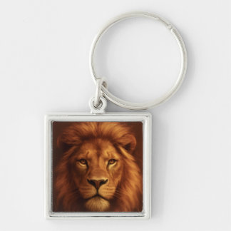 Porte-clés Lion Courage & Foi