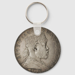 Porte-clés Lion de Juda Jah Armée Menelik II Rasta Racines