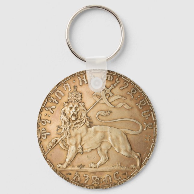 Porte-clés Lion de Juda Rasta Reggae Roots Jah Rastafari  (Recto)