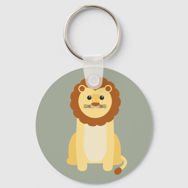 Porte-clés Lion draw (Recto)