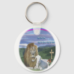 Porte-clés Lion et l'Agneau