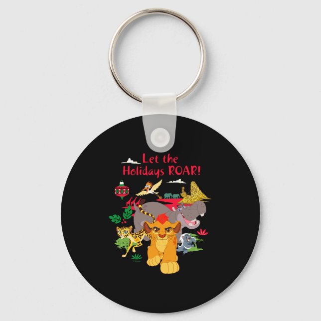 Porte-clés Lion Guard Let The Holidays Roar  (Recto)