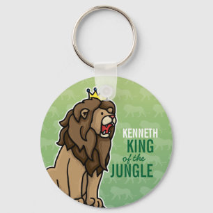 Porte-clés Lion King of the Jungle, Add Child's Name