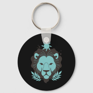 Porte-clés Lion Leo Halloween Zodiaque Horoscope Astrologie
