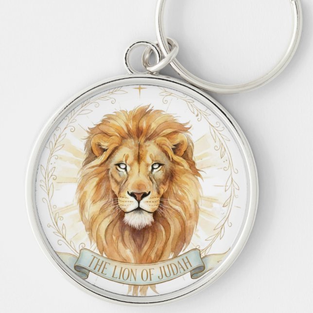 Porte-clés Lion of Judah Keychain - Bold Christian Strength  (Devant)
