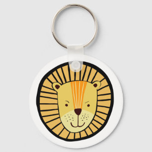 Porte-clés Lion pour enfants Animal de la jungle