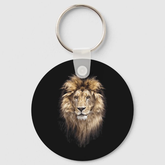 Porte-clés Lion Principal Animal Face Big Cat (Recto)