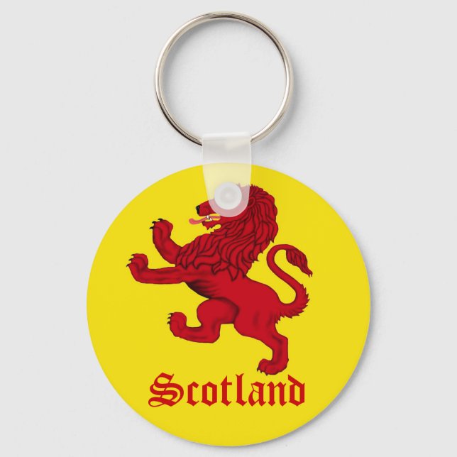 Porte-clés lion rampant d'Écosse (Recto)