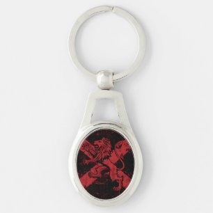 Porte-clés Lion Rampant écossais Salti rouge et