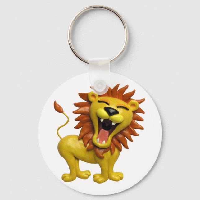 Porte-clés Lion Roaring (Recto)