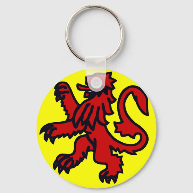 Porte-clés Lion rouge d'Écosse (Recto)