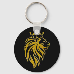 Porte-clés Lion With Crown - Gold Style 2