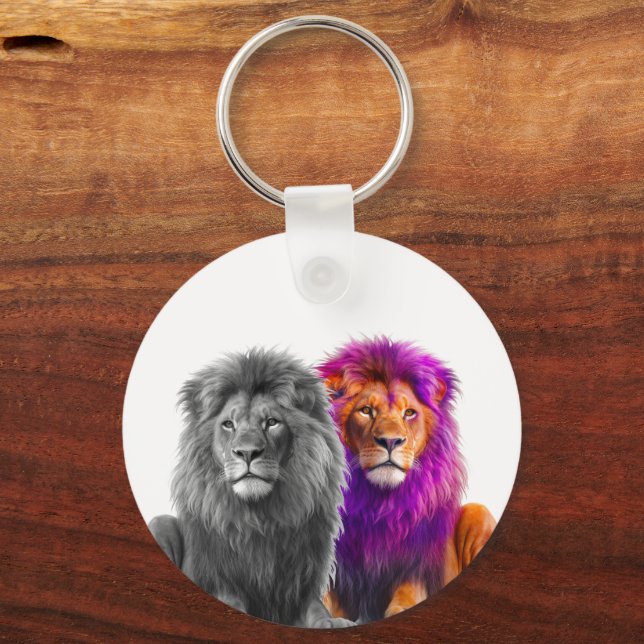 Porte-clés Lions Artsy (Verso)