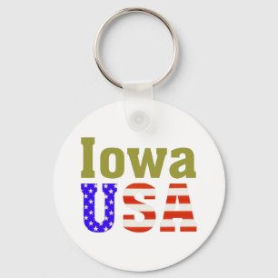 Porte-clés L'Iowa Etats-Unis !