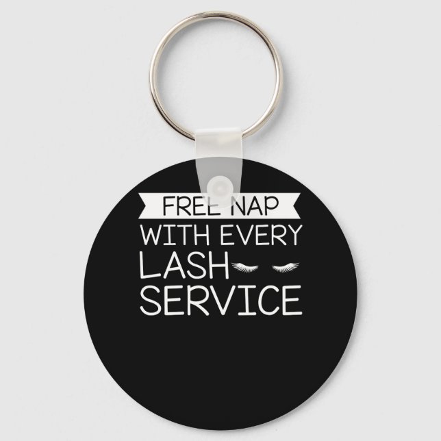 Porte-clés Liquides de maquillage du service Lash Nap gratuit (Recto)
