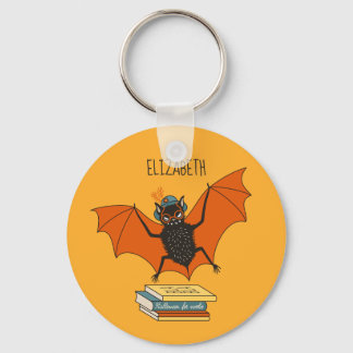 Porte-clés Lire Chauve-Souris | Bibliothécaire fantaisiste av