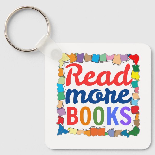 Porte-clés Lire plus de livres (Recto)