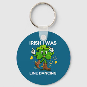 Porte-clés L'Irlandais faisait de la danse en ligne drôle de