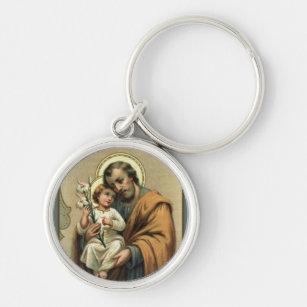Porte-clés Lis de Jésus de bébé de St Joseph
