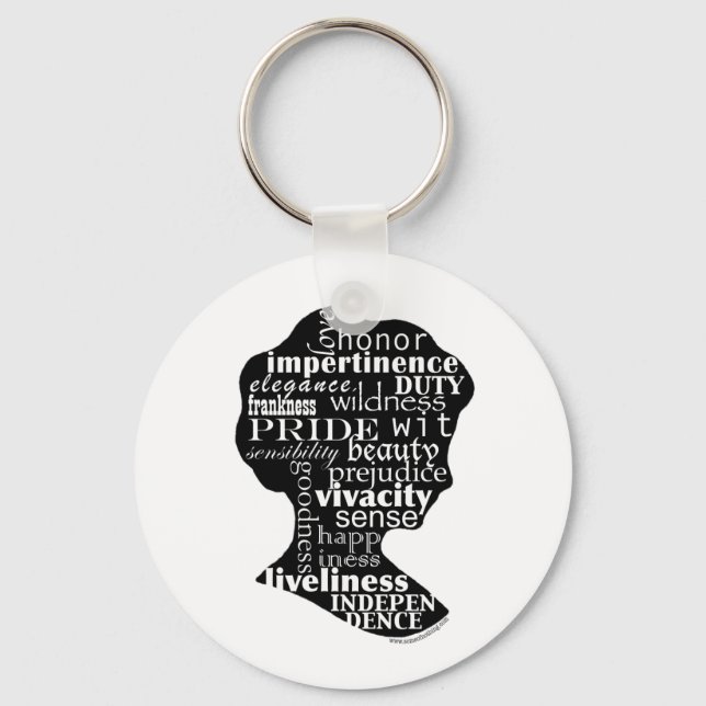 Porte-clés Lisez Jane Austen Cameo (Recto)