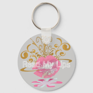 Porte-clés Lisez mes lèvres