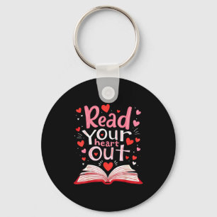 Porte-clés Lisez votre cœur pour la Saint-Valentin Lecture po