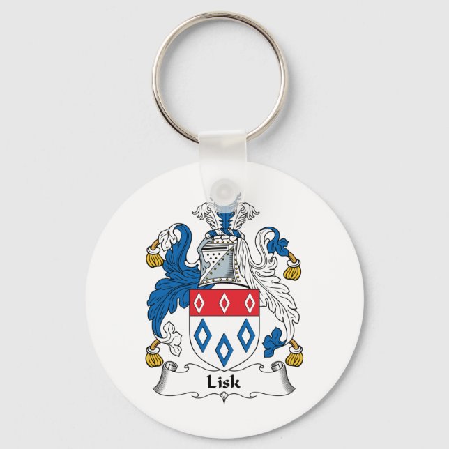 Porte-clés Lisk Family Crest (Recto)