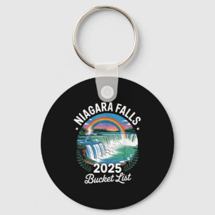 Porte-clés Liste des seaux de Niagara Falls 2025 Voyage en fa