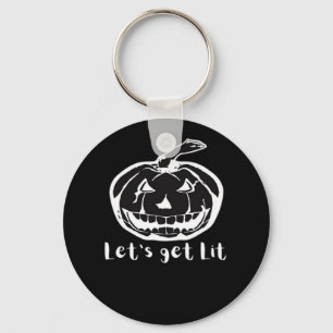 Porte-clés Lit Drôle Citrouille Halloween pour une hirondelle