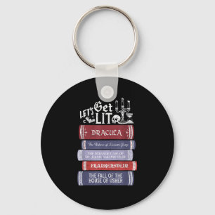 Porte-clés Lit - Vintage Horror Book Lover Bookworm