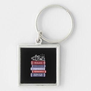 Porte-clés Lit - Vintage Horror Book Lover Bookworm