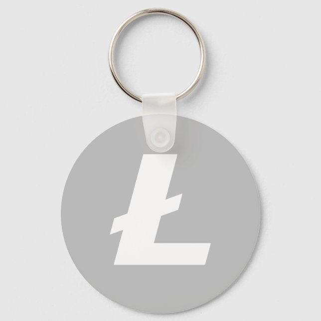 Porte-clés Litecoin LTC Porte - clé de base (Recto)