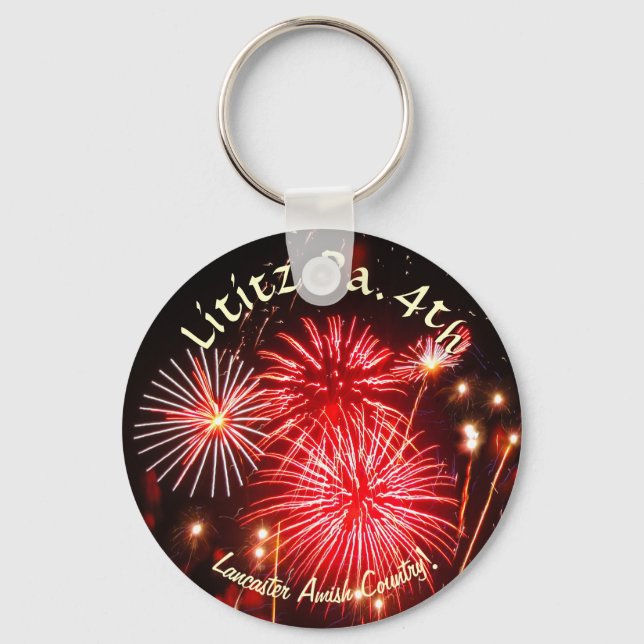 Porte-clés Lititz 4 juillet Porte - clé (Recto)