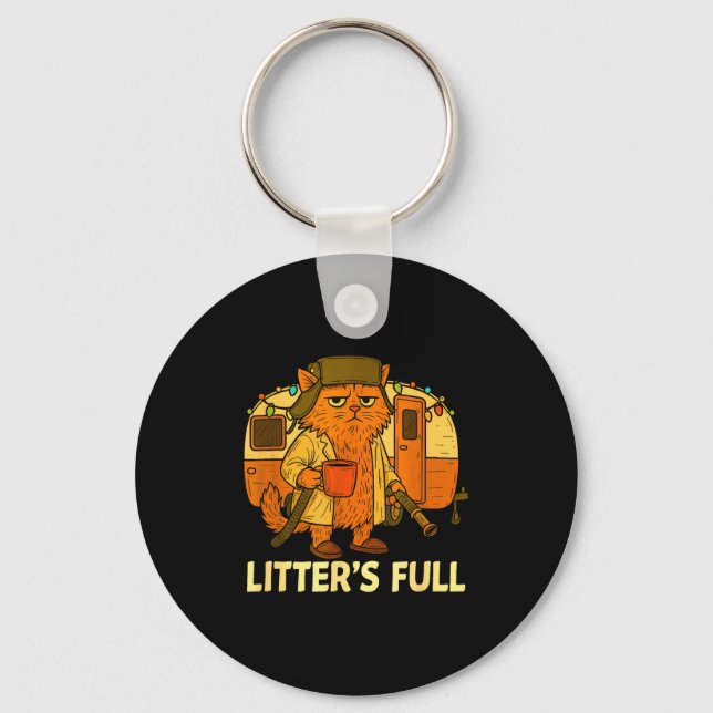 Porte-clés Litter’s Full Funny Cat Lovers Christmas For Men W (Recto)