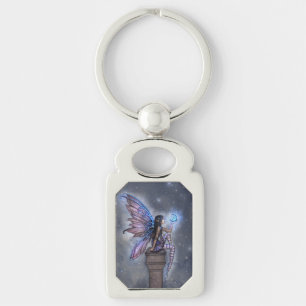 Porte-clés Little Blue Moon Fairy Imaginaire Art