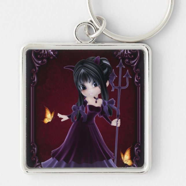 Porte-clés Little Cookie Devil Girl Design 6 Porte - clé (Devant)
