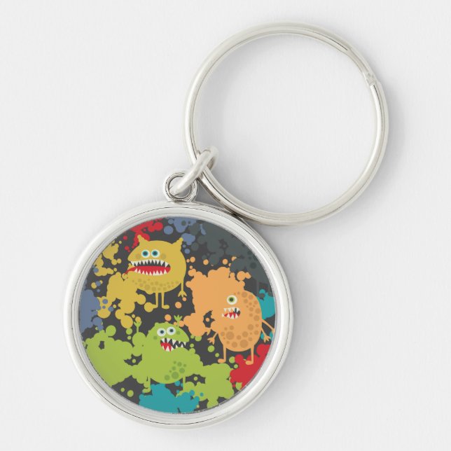 Porte-clés Little cute funny monsters (Devant)
